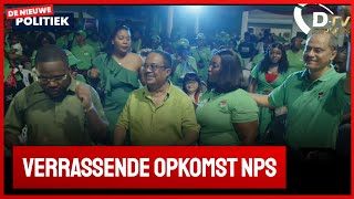 🚀 De Nieuwe Politiek LIVE • flitsen inloop NPS verjari meeting Suriname [upl. by Arratal472]