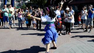 11082012  Esmeralda and Frollo  Disneyland Paris [upl. by Repinuj]