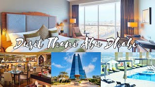 🇦🇪 Dusit Thani Abu Dhabi  Hotel and Room Tour 4K  Gerard Travel Vlogs [upl. by Icram]