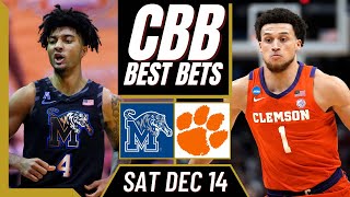 Free CBB Picks Today  MEMPHIS vs CLEMSON 121424 NCAA Basketball Picks and Predictions [upl. by Willamina]