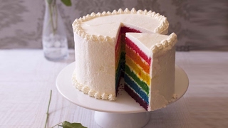 Torta con i colori dell arcobalenoRainbow cake [upl. by Donalt]