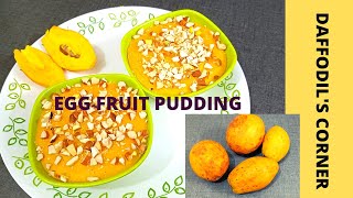 Canistel puddingEgg fruit puddingyellow sapote puddingpudding recipesNo gelatin No agar agar [upl. by Ahselak]