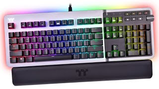 Thermaltake Argent RGB K5 Cherry MX Silver Switched Premium Gaming Keyboard [upl. by Tybi]