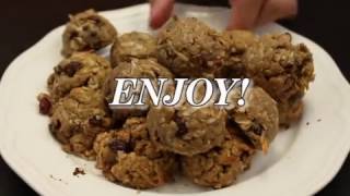 Glutenfree ChocolateCoconutCranberry Cookies recipe [upl. by Kcirde]