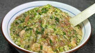 调白菜饺子馅，用盐杀水就错了，教你饺子馆不外传秘方，太香了 [upl. by Seko]