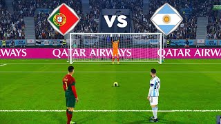 Argentina VS Portugal March Penaltyshortout Messi VS Ronaldo Penalty Short playoffgaming cr7 [upl. by Ellehcyt464]