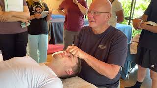 Face and head massage by Naturopath Brandon Raynor [upl. by Jepum]