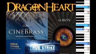 Dragonheart movie theme Virtual Orchestra  Mockup [upl. by Westney]