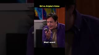 Siri vs Kripkes Voice bigbangtheory comedy technology [upl. by Eul]