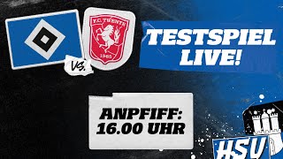 RELIVE TESTSPIEL I HSV vs Twente Enschede I Live aus dem Volkspark [upl. by Arahd]