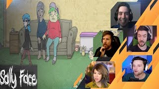 Gamers Reactions to Chug and Maple  Sally Face [upl. by Us]