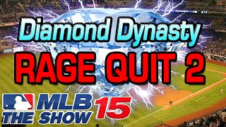 MLB 15 Online Rage Quit 2  Diamond Dynasty [upl. by Eelloh]