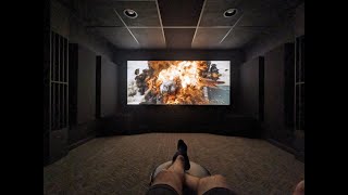 Movie fans React to an Epic Home Theater [upl. by Boone]