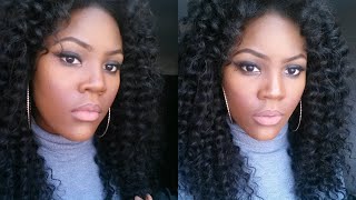 Tissage Bouclé Naturel  Deep Wave Weave [upl. by Myron184]