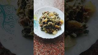 Nali Kosala saaga odia recipe😋😋 food nooniongarlic festival [upl. by Garvy]