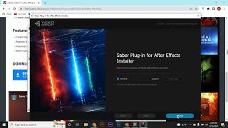 How to Download and Install Saber Plugin in After Effects [upl. by Booma]