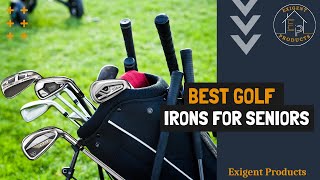 5 Best Golf Irons for Seniors in 2024  Golf Irons Review [upl. by Lledyl]