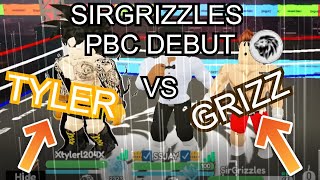 MY PROFESSIONAL PBC DEBUT  Tyler Vs SirGrizzles  Boxing Beta [upl. by Ramos]