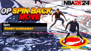 How to do STEEZO THE GOD BASIC 1 SPINBACK on NBA2K24 How to dribble like STEEZO THE GOD [upl. by Ahsienet23]