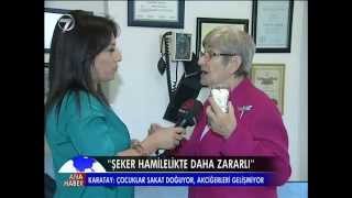 ŞEKER HAMİLELİKTE DAHA ZARARLI [upl. by Secrest]