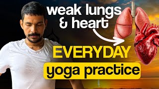 Now More Oxygen To Body  Yoga For Weak Heart  ​⁠PrashantjYoga [upl. by Leff]