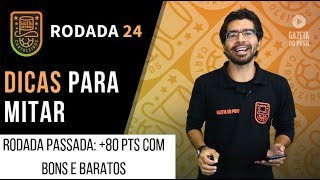 Dicas do Cartola FC 2018  24ª rodada BANCODERESERVAS [upl. by Leandro]