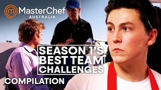 Best MasterChef Australia Team Challenges  MasterChef World [upl. by Bindman243]