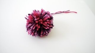 How to Make a Pom Pom Using Only Your Hands [upl. by Kcoj]