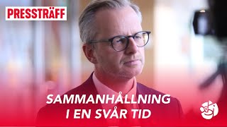 LIVE S budgetmotion för 2024 – Sammanhållning i en svår tid [upl. by Drake]