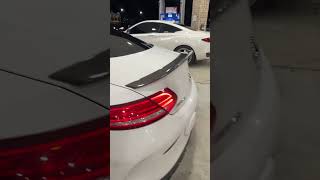 Mercedes C63 ￼AMG straight pipe rev limiter c63 amg mercedes strightpipe [upl. by Uke513]