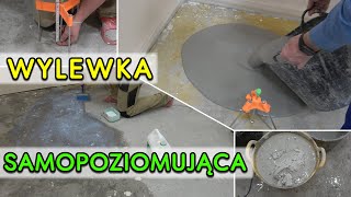 Wylewka samopoziomująca wyrównująca [upl. by Pozzy]