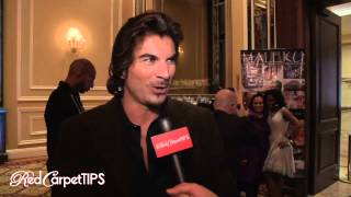 Gladiator Star Victor Alfieri dishes his fitness secrets at the Duliakas Oscar Lounge [upl. by Traggat]