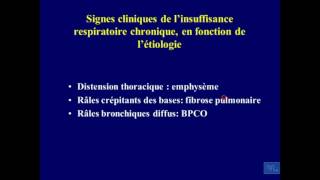 Semiologie de linsuffisance respiratoire Partie 4 [upl. by Strain396]