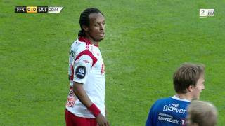 Fredrikstad FK  Sarpsborg 08 Morten Giæver goes mental [upl. by Kimberly]