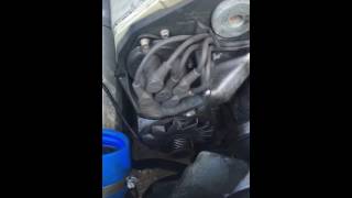 500sl alternator removal without fan removal pt1 [upl. by Sawyere429]