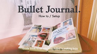 How To SETUP BULLET JOURNAL  สอนทำ bullet journal แบบละเอียด 🍵 [upl. by Leyla]