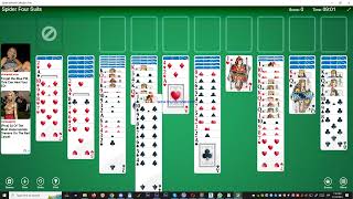 Spider Solitaire 4 suits 583 [upl. by Ahsirak]