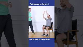 French amp Fit  Gym Douce Sur Chaise Corps Complet  Exercice 1 sports senior seniors gymdouce [upl. by Valdemar]