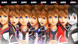 All Soras Kingdom Hearts in Super Smash Bros Ultimate 4K60FPS [upl. by Teik556]