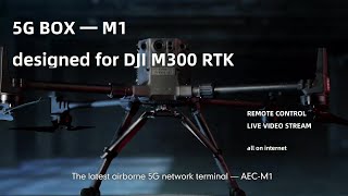 control your DJI M300 RTK from anywhereonly need a 5G M1 box with YUKONG system by TYJW [upl. by Lladnyk481]