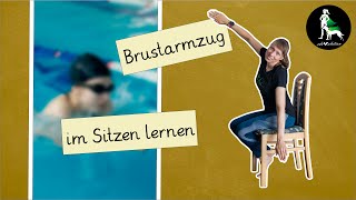 zu Hause Brustschwimmen lernen 38 Armzug Übung 1  VHBA01 [upl. by Leilah]