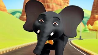 Ek Mota Hathi एक मोटा हाथी Hindi Nursery Rhymes and Kids Songs [upl. by Nwahsram]