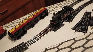 Triang Jinty R52 test run on Jouef points and Mehano track [upl. by Anaujahs582]