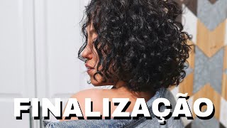 FINALIZAÇÃO CABELO CACHEADO CURTO [upl. by O'Grady]