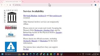 Fix Now Internet Archive services not working are temporarily offline website not working issues [upl. by Rhu]