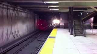 Daly City BART Train Arriving at Embarcadero Station [upl. by Breech198]