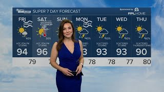 WPTV First Alert Weather forecast morning of July 21 2023 [upl. by Drawdesemaj]