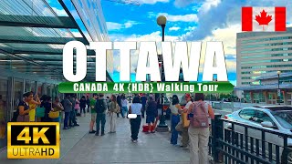 Ottawa Canada Weekend Walk Saturday 2024 in 4K UHD HDR 60 fps [upl. by Aan217]