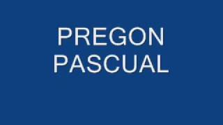 Pregón Pascual litúrgico oficial según el misal romano [upl. by Rovit]