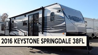 2016 Keystone Springdale 38FL  Park Model Travel Trailer [upl. by Erdne]